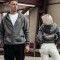 FOXED® "ORIGINALS 2.0" UNISEX ZIP HOODIE GREY XL