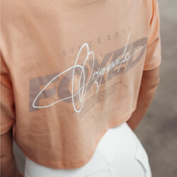 FOXED® "ORIGINALS 2.0" WOMEN CROPPED T-SHIRT PEACH XS