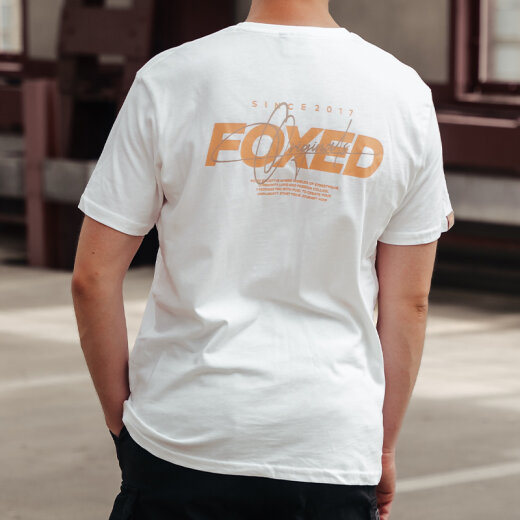 FOXED® "ORIGINALS 2.0" UNISEX T-SHIRT WHITE S