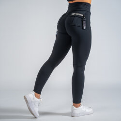 FOXED® CARGO 3-POCKET LEGGINGS SILVER/BLACK