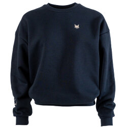 FOXED® STATEMENT OVERSIZE SWEATER NAVY BLUE