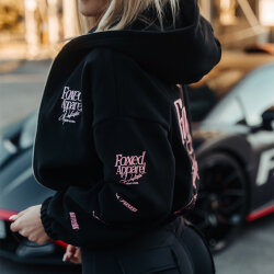 FOXED® DEDICATION CROPPED ZIPPER BLACK/ROSE M