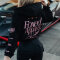 FOXED® DEDICATION CROPPED ZIPPER BLACK/ROSE M