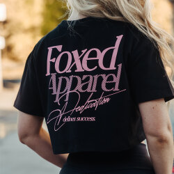 FOXED® DEDICATION CROPPED SHIRT BLACK/ROSE M