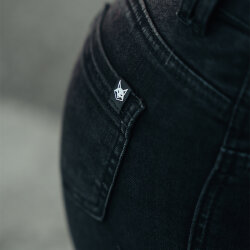FOXED® HIGH-WAISTED JEANS BLACK