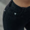 FOXED® HIGH-WAISTED JEANS BLACK