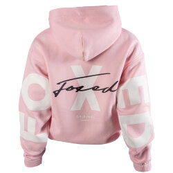 FOXED® STATEMENT HOODIE ROSE / WHITE 2XL