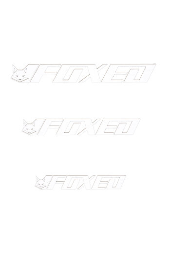 FOXED® AUTO AUFKLEBER WHITE (10cm)