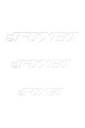 FOXED® AUTO AUFKLEBER WHITE 1140-001  (11cm)