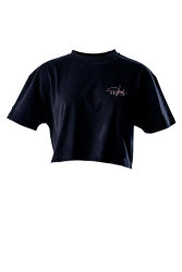 FOXED® "UNITED" CROPPED SHIRT BLACK HEAVY