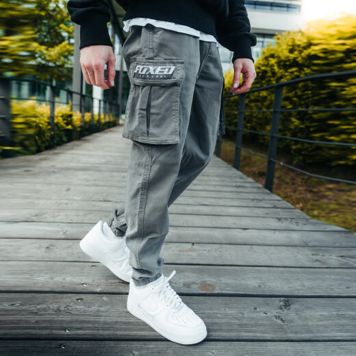 FOXED® CARGO PREMIUM PANTS UNISEX V3 GREY XXL