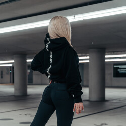 FOXED® "CLASSIC V2" UNISEX ZIP HOODIE BLACK HEAVY L