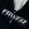 FOXED® "CLASSIC V2" UNISEX ZIP HOODIE BLACK HEAVY L