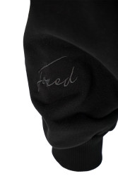 FOXED® "STATEMENT" OVERSIZE SWEATER ALL BLACK HEAVY XL