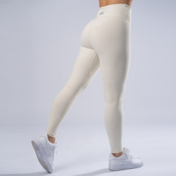 FOXED® HIGHWAIST LEGGINGS "LACED RIFFLE" OFF WHITE XS