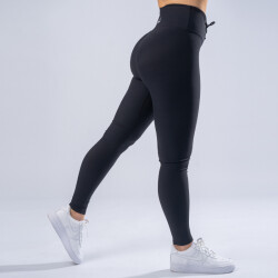 FOXED® HIGHWAIST LEGGINGS "LACED RIFFLE" BLACK L