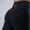 FOXED® HIGHWAIST LEGGINGS "LACED RIFFLE" BLACK L