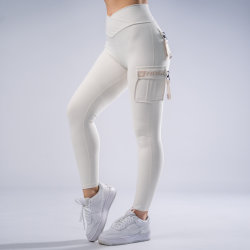 FOXED® CARGO 3-POCKET LEGGINGS COCONUT