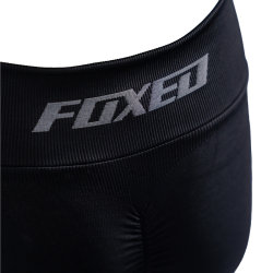 FOXED® "OPHELIA" RIBBED SEAMLESS SHORTS BLACK