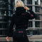 FOXED® "RAZZLE DAZZLE" WOMEN PREMIUM HOODIE BLACK