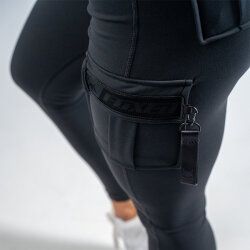 FOXED® CARGO 3-POCKET LEGGINGS ALL BLACK