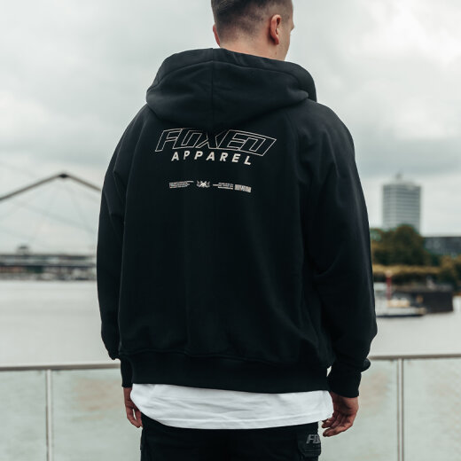 FOXED® "CARGO" PREMIUM UNISEX ZIP HOODIE HEAVY