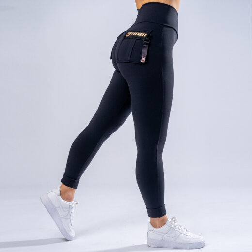 Black and rose gold nike leggings online