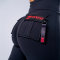 FOXED® CARGO 3-POCKET LEGGINGS BLACK/RED XS