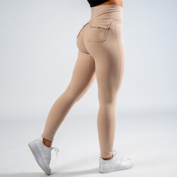 FOXED® ABBY 2-POCKET LEGGINGS SOFT SAND