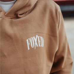 FOXED® "HUSTLE" UNISEX HOODIE CARAMEL  XS