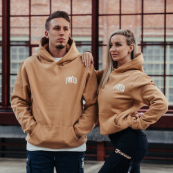 FOXED® "HUSTLE" UNISEX HOODIE CARAMEL  4XL