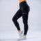 FOXED® CARGO 3-POCKET LEGGINGS BLACK/PINK S