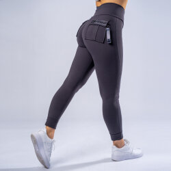 FOXED® CARGO 3-POCKET LEGGINGS ANTHRAZIT XS