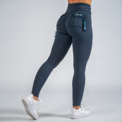 FOXED® CARGO 3-POCKET SIGNATURE LEGGINGS DENIM BLUE