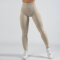 FOXED® ALPHA SCRUNCH SEAMLESS LEGGINGS SAND S