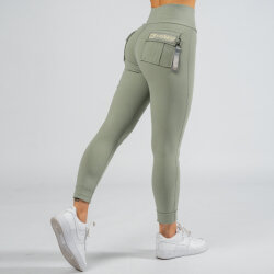 FOXED® CARGO 3-POCKET LEGGINGS KHAKI L
