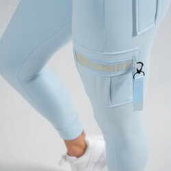FOXED® CARGO 3-POCKET LEGGINGS BABYBLUE S