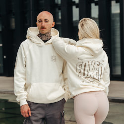 FOXED® "INFINITY" UNISEX HOODIE COCONUT MILK