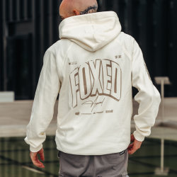 FOXED® "INFINITY" UNISEX HOODIE COCONUT MILK L