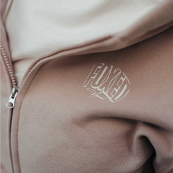 FOXED® "INFINITY" CROPPED WOMEN HOODIE ZIPPER MUSHROOM