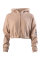 FOXED® "INFINITY" CROPPED WOMEN HOODIE ZIPPER MUSHROOM