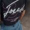 FOXED® OUTLINES WOMEN CROPPED T-SHIRT GREY